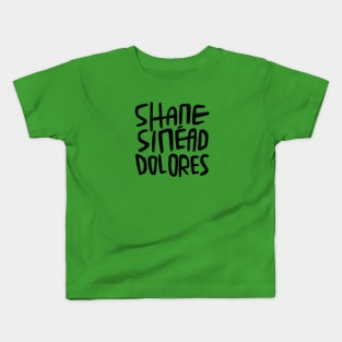 Irish Legends, Shane, Sinead, Dolores Kids T-Shirt